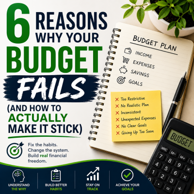 6 Reasons Why Your Budget Fails (And How to Actually Make It Stick)