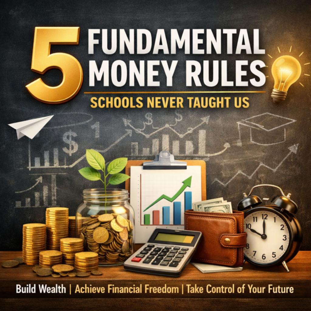 5 Fundamental Money Rules Schools Never Taught Us (But Everyone Should Know)